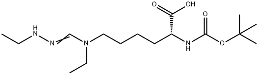 BOC-D-HOMOARG(ET)2-OH Struktur