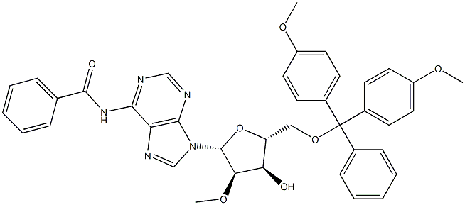 N6-BENZOYL-5'-(DIMETHOXYTRITYL)-2'-O-METHYLADENOSINE|N6-苯甲酰基-5'-O-DMT-2'-甲氧基腺苷