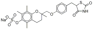 Troglitazone Sulfate SodiuM 结构式