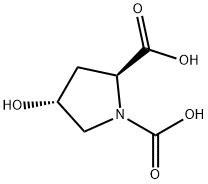 1,2-Pyrrolidinedicarboxylicacid,4-hydroxy-,(2S-trans)-(9CI) Structure