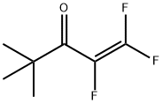 1-Penten-3-one,  1,1,2-trifluoro-4,4-dimethyl- Structure