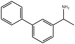 1-(3-PHENYLPHENYL)ETHAN-1-AMINE 化学構造式