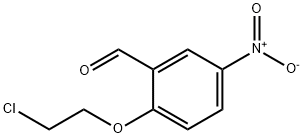 2-(2-chloroethoxy)-5-nitrobenzaldehyde Structure