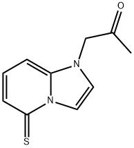 2-Propanone,  1-(5-thioxoimidazo[1,2-a]pyridin-1(5H)-yl)-,110857-73-3,结构式