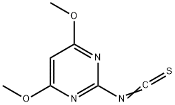 4,6-二甲氧基-2-异硫氰酸根合嘧啶(DMPITC), 110860-38-3, 结构式