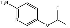 5-DIFLUOROMETHOXY-PYRIDIN-2-YLAMINE, 110861-14-8, 结构式