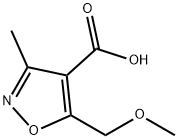 Methyl 5-(MethoxyMethyl)-3-Methylisoxazol-4-carboxylate 化学構造式