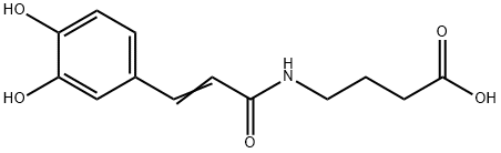 N-caffeoyl-4-aminobutyric acid Structure