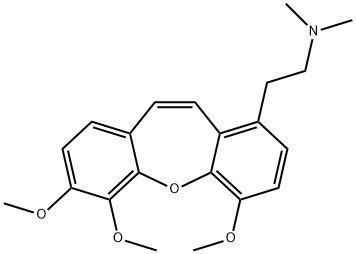 1-[2-(Dimethylamino)ethyl]-4,6,7-trimethoxydibenz[b,f]oxepin,110883-34-6,结构式