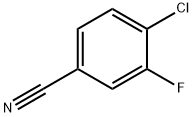 4-Chloro-3-fluorobenzonitrile Struktur