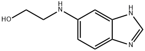 Ethanol, 2-(1H-benzimidazol-5-ylamino)- (9CI) Structure