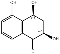 2,4,5-trihydroxy-1-tetralone 化学構造式