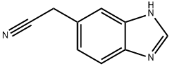 1H-Benzimidazole-5-acetonitrile(9CI) Struktur