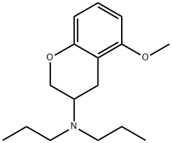 5-methoxy-3-(di-n-propylamino)chroman 结构式