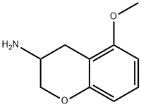 3,4-二氢-5-甲氧基-2H-1-苯并吡喃-3-胺,110927-03-2,结构式