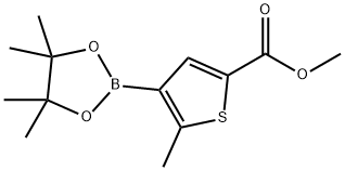 METHYL 5-METHYL-4-(4,4,5,5-TETRAMETHYL-1,3,2-DIOXABOROLAN-2-YL)THIOPHENE-2-CARBOXYLATE|METHYL 5-METHYL-4-(4,4,5,5-TETRAMETHYL-1,3,2-DIOXABOROLAN-2-YL)THIOPHENE-2-CARBOXYLATE