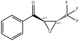 CIS-2-BENZOYL-3-(TRIFLUOROMETHYL)OXIRANE Struktur