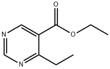 ETHYL-4-ETHYL-5-PYRIMIDINE CARBOXYLATE,110960-75-3,结构式