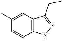 1H-Indazole,  3-ethyl-5-methyl-,110967-34-5,结构式