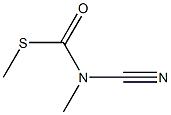 Carbamothioic acid, cyanomethyl-, S-methyl ester (9CI) Structure