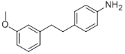 BENZENAMINE, 4-[2-(3-METHOXYPHENYL)ETHYL]- Structure