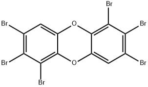 1、2、3、6、7,8-HEXABROMODIBENZO-P-DIOXIN, 110999-45-6, 结构式