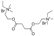 乙基-[2-[4-[2-(乙基-二甲基铵基)乙氧基]-4-氧代丁酰基]氧乙基]-二甲基铵二溴化物,111-00-2,结构式