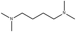 N,N,N',N'-テトラメチル-1,4-ジアミノブタン 化学構造式