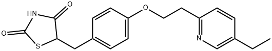 ピオグリタゾン 化学構造式
