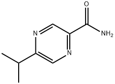 Pyrazinecarboxamide, 5-(1-methylethyl)- (9CI) Structure