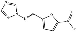 1-(((5-nitro-2-furyl)methylene)amino)-1,2,4-triazole 结构式