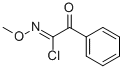 Benzeneethanimidoyl chloride, N-methoxy-alpha-oxo-, (Z)- (9CI) Structure