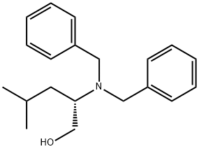 (S)-(+)-2-(N,N-二苄基氨基)-4-甲基戊醇, 111060-53-8, 结构式