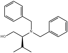 (S)-2-(DIBENZYLAMINO)-3-METHYL-1-BUTANOL Struktur
