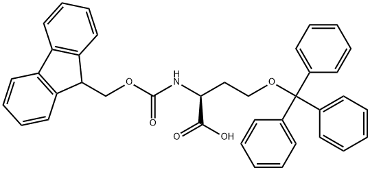 FMOC-HOMOSER(TRT)-OH Structure