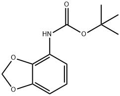 TERT-BUTYL 1,3-BENZODIOXOL-4-YLCARBAMATE Struktur