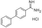 BIPHENYL-4-CARBOXAMIDINE HYDROCHLORIDE Structure