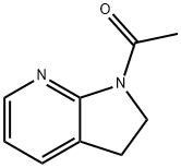 1H-Pyrrolo[2,3-b]pyridine, 1-acetyl-2,3-dihydro- (9CI) Struktur