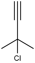 3-氯-3-甲基-1-丁炔 结构式