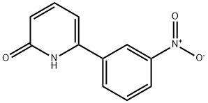 2-Hydroxy-6-(3-nitrophenyl)pyridine 化学構造式