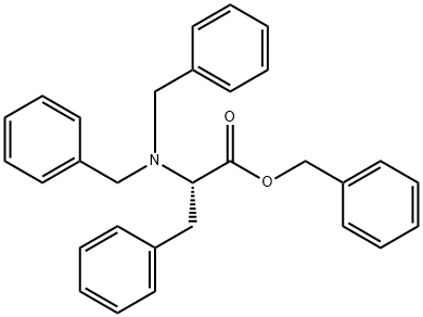 N,N-二苄基-L-苯丙氨酸苄酯, 111138-83-1, 结构式