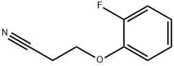 3-(2-fluorophenoxy)propanenitrile Structure