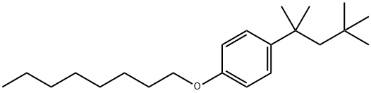 1-Octyloxy-4-(1,1,3,3-tetramethylbutyl)benzene Struktur