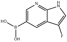 보론산,B-(3-플루오로-1H-피롤로[2,3-b]피리딘-5-일)-