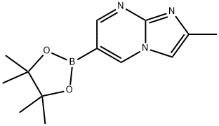 IMidazo[1,2-a]pyriMidine, 2-Methyl-6-(4,4,5,5-tetraMethyl-1,3,2-dioxaborolan-2-yl)- Structure