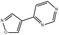 PyriMidine, 4-(4-isoxazolyl)- Struktur