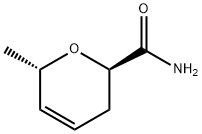 2H-Pyran-2-carboxamide,3,6-dihydro-6-methyl-,trans-(9CI) Structure