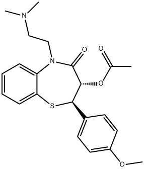 1,5-Benzothiazepin-4(5H)-one, 3-(acetyloxy)-5-[2-(dimethylamino)ethyl]-2,3-dihydro-2-(4-methoxyphenyl)-, (2R-trans)-|地尔硫卓EP杂质A