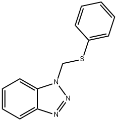 1-[(PHENYLTHIO)METHYL]-1H-BENZOTRIAZOLE Structure