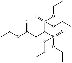 Tetraethyl(ethoxycarbonylethylidene)bisphosphonate Structure
